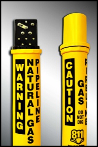 Dome Marker wioth Test Station Sleeve